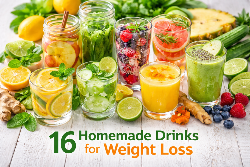 16 Simple Homemade Drinks for Weight Loss