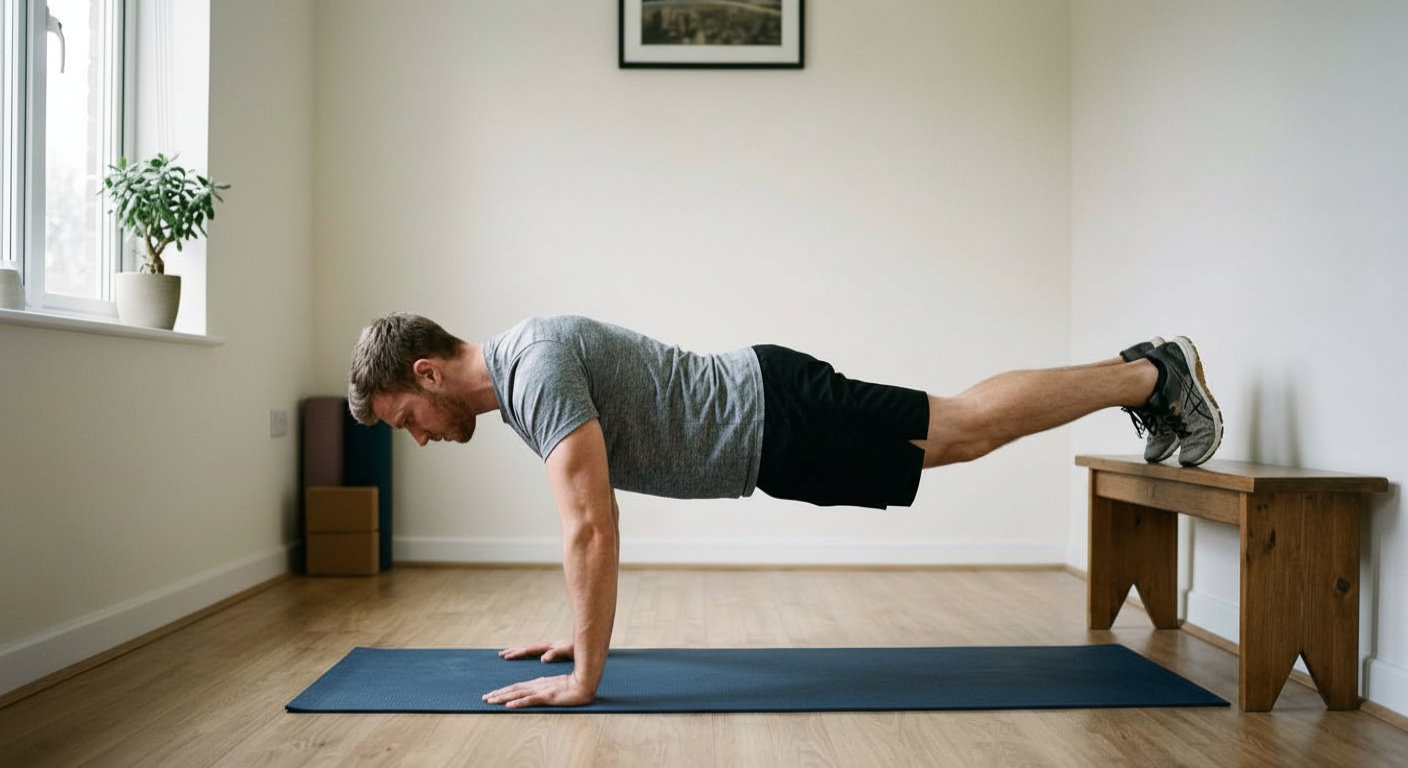 Ultimate Guide To Bodyweight Shoulder Exercises (At Home) no equipment shoulder exercises decline push-up