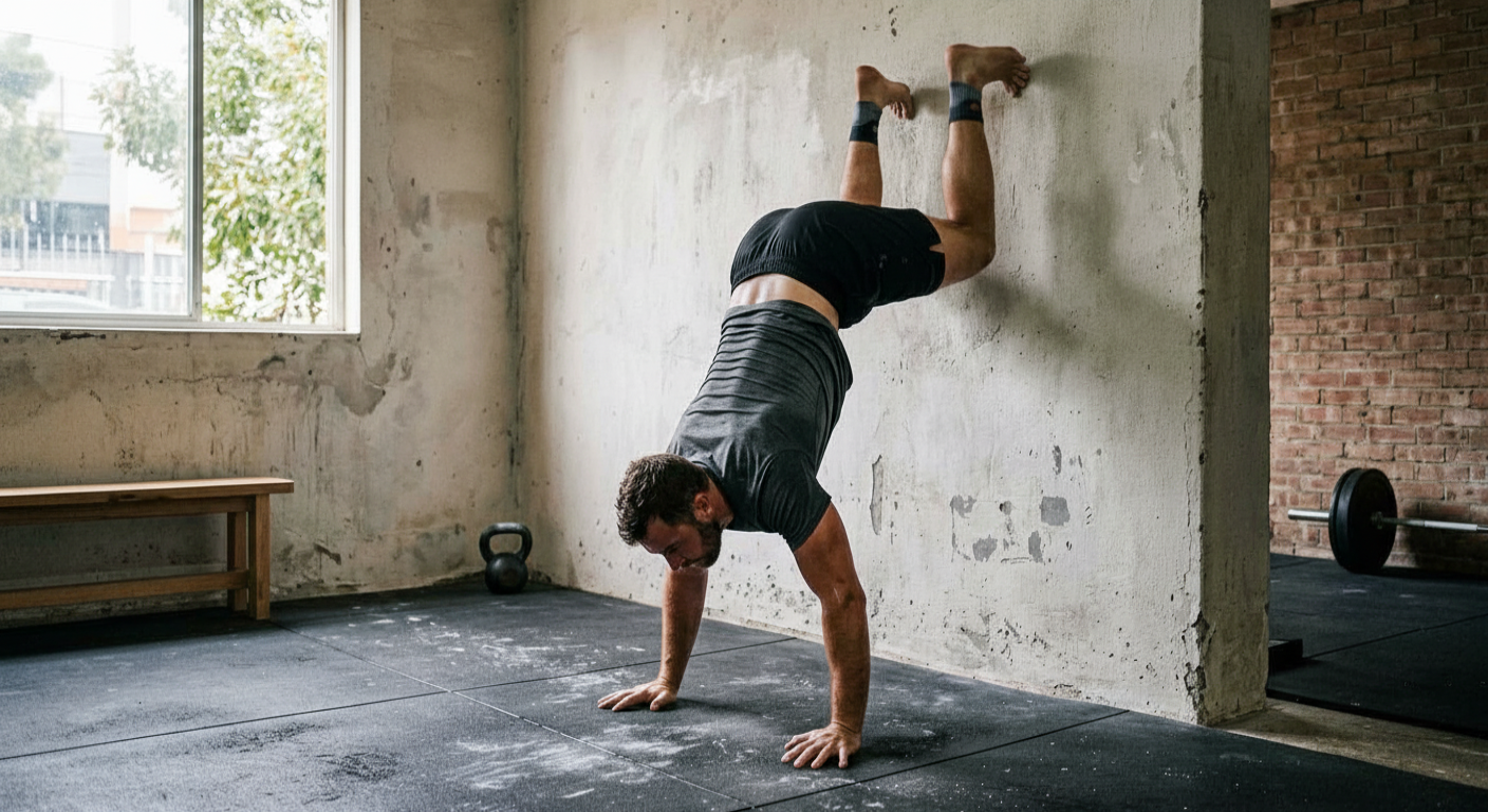 Ultimate Guide To Bodyweight Shoulder Exercises (At Home) bodyweight shoulder workout wall walks exercise