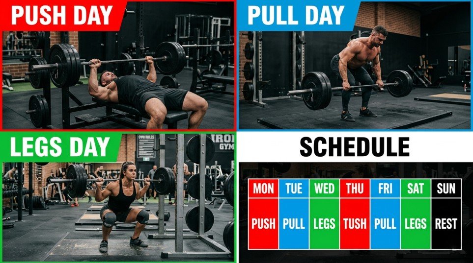 Push Pull Legs Workout Routine