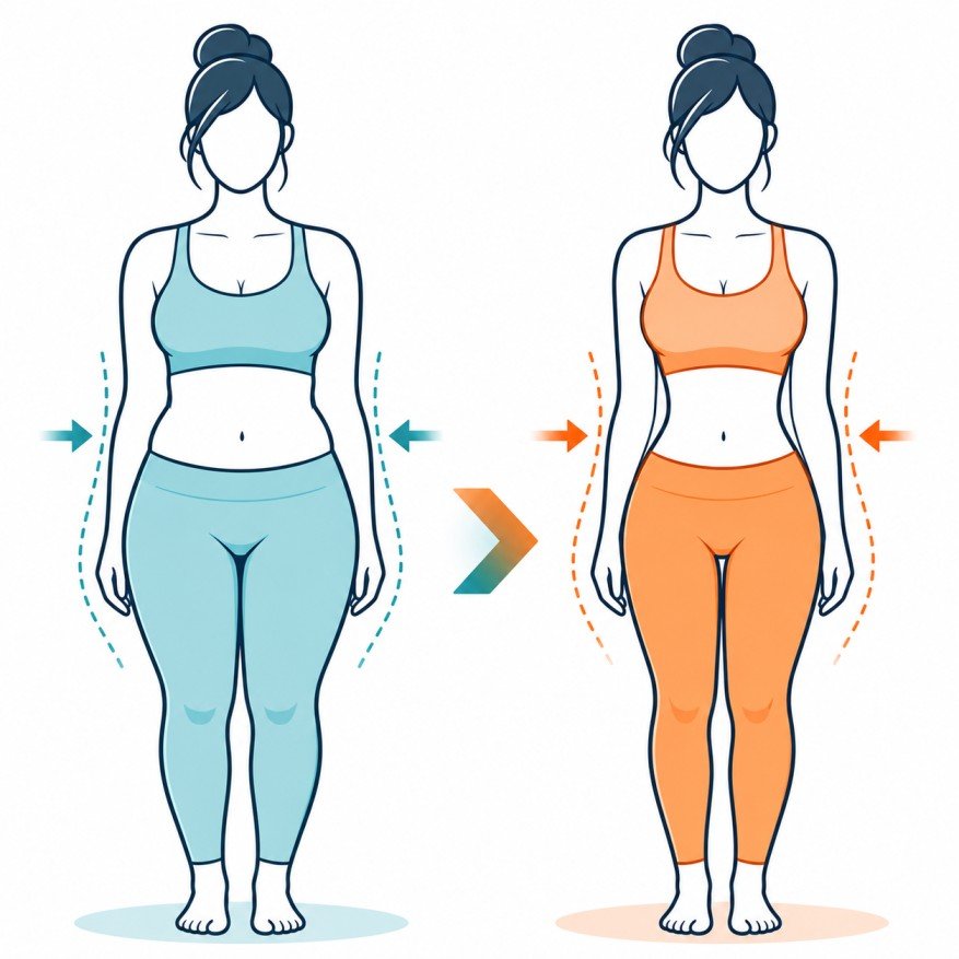 Red Light Therapy Weight Loss Before and After